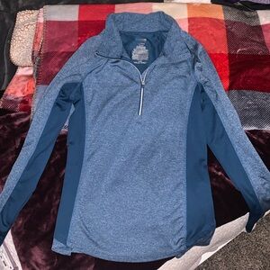 Blue Quarter Zip
